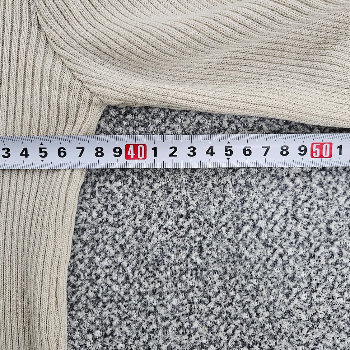 [실측확인]  여성 골지 손목 프릴 니트 1104JM1 상품이미지7