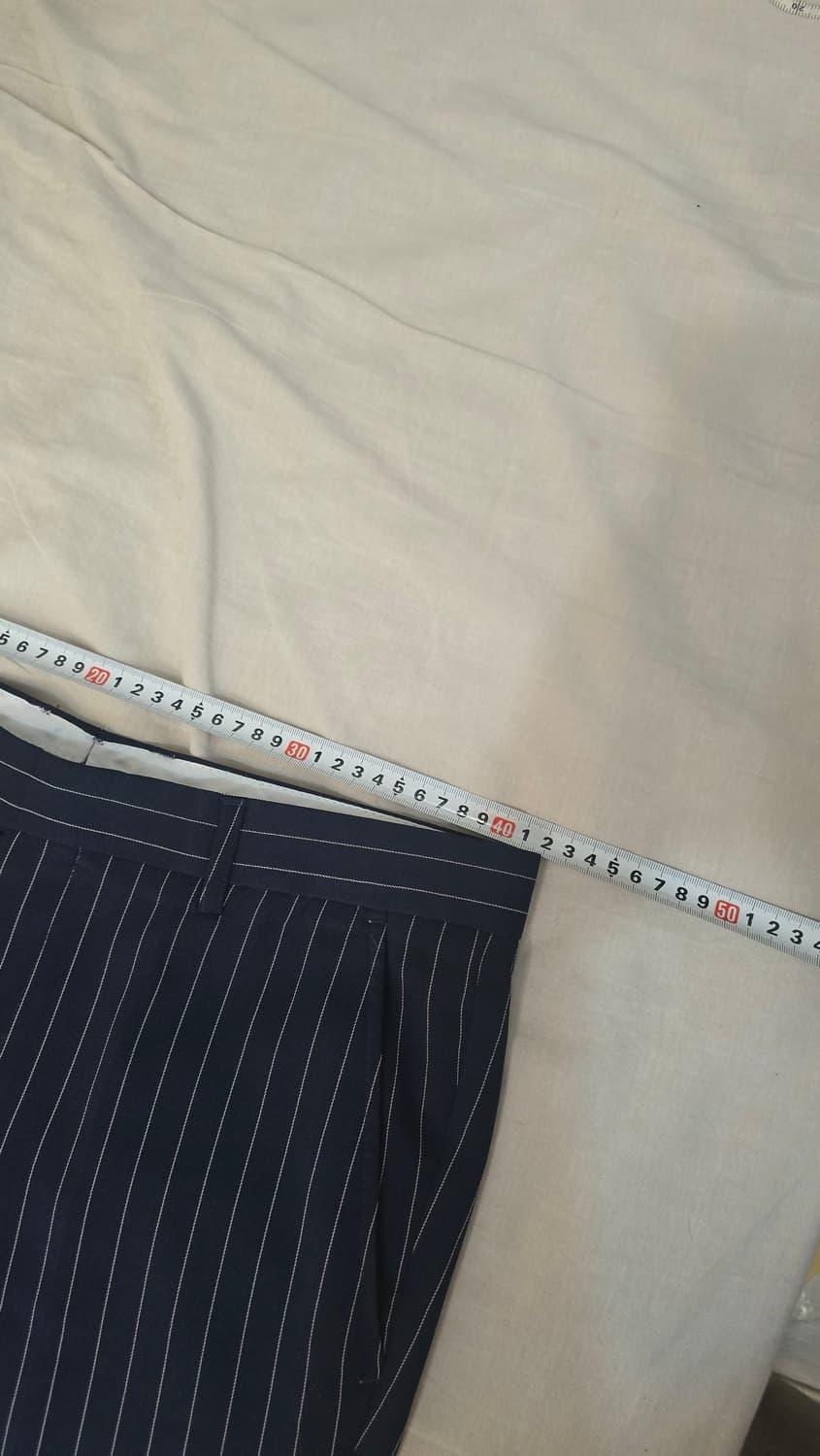 네이비 스트라이프 정장 셋업 100사이즈 상품이미지8