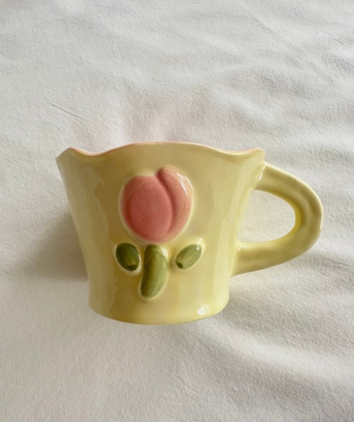 [새상품] 튤립 도자기 커피잔 상품이미지3