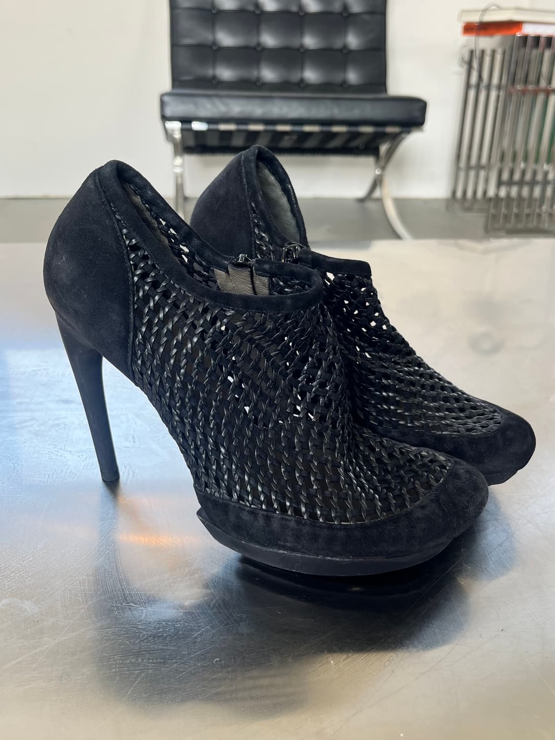 Balenciaga woven ankle heel 상품이미지4