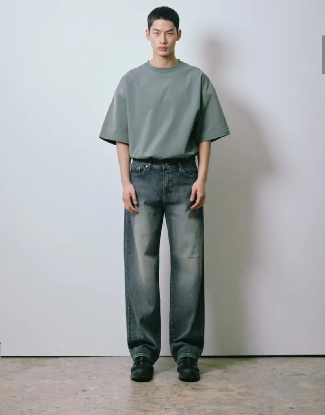 싱커루프 블리치 데님 m사이즈 새제품급 상품이미지3