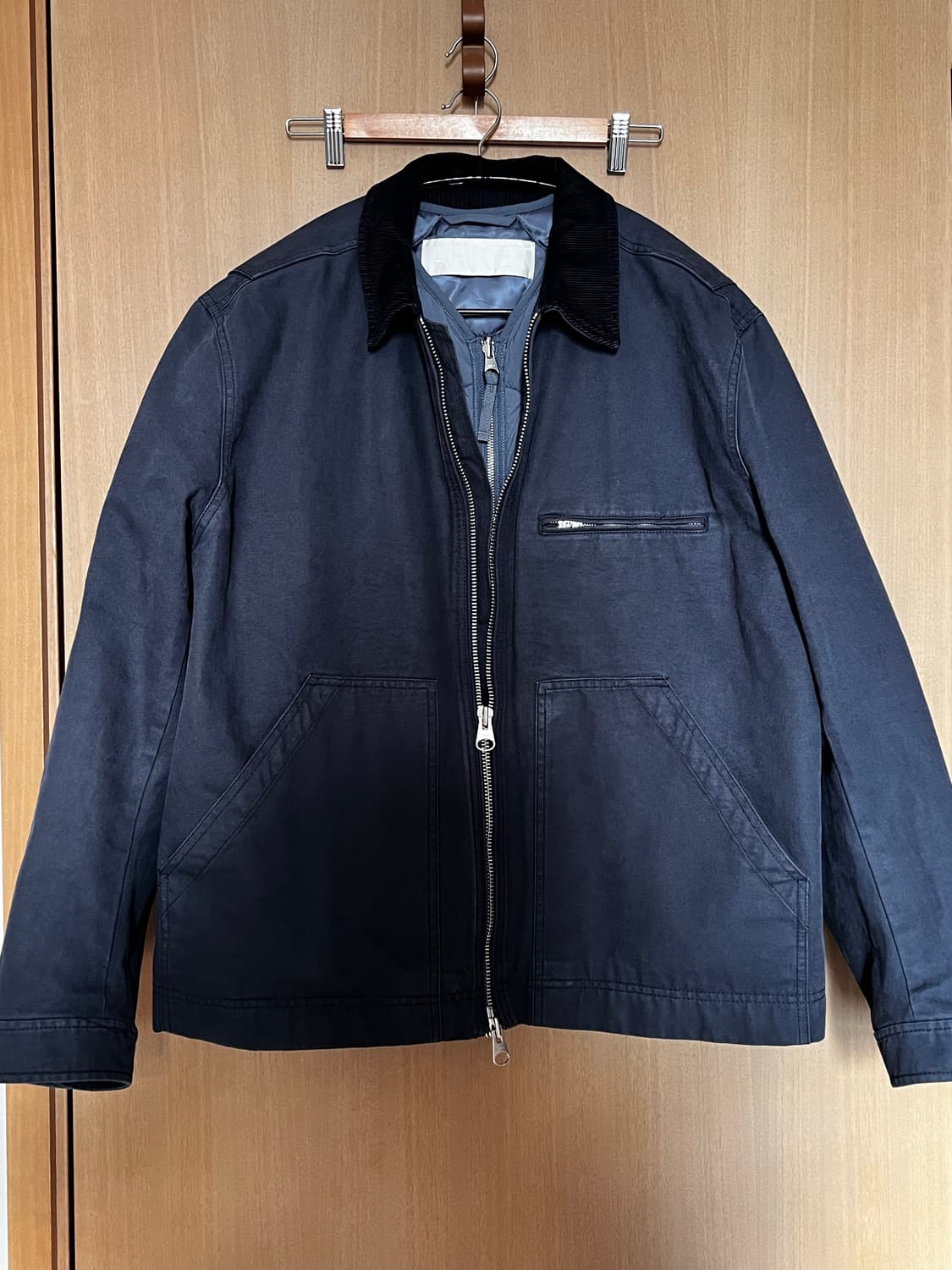 [XL] 아르켓 코튼 캔버스 자켓 블루다크 상품이미지3