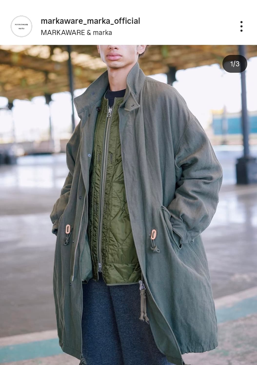 마카웨어 오가닉 코튼 오버 모즈코트 상품이미지2