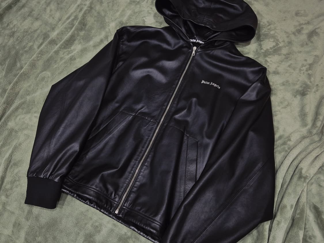 팜엔젤스 램스킨 레더 후드 자켓 상품이미지3