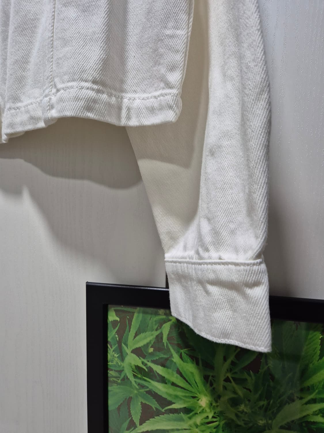 (타임세일)(새상품)LAP 숏 데님 자켓 아이보리 상품이미지7