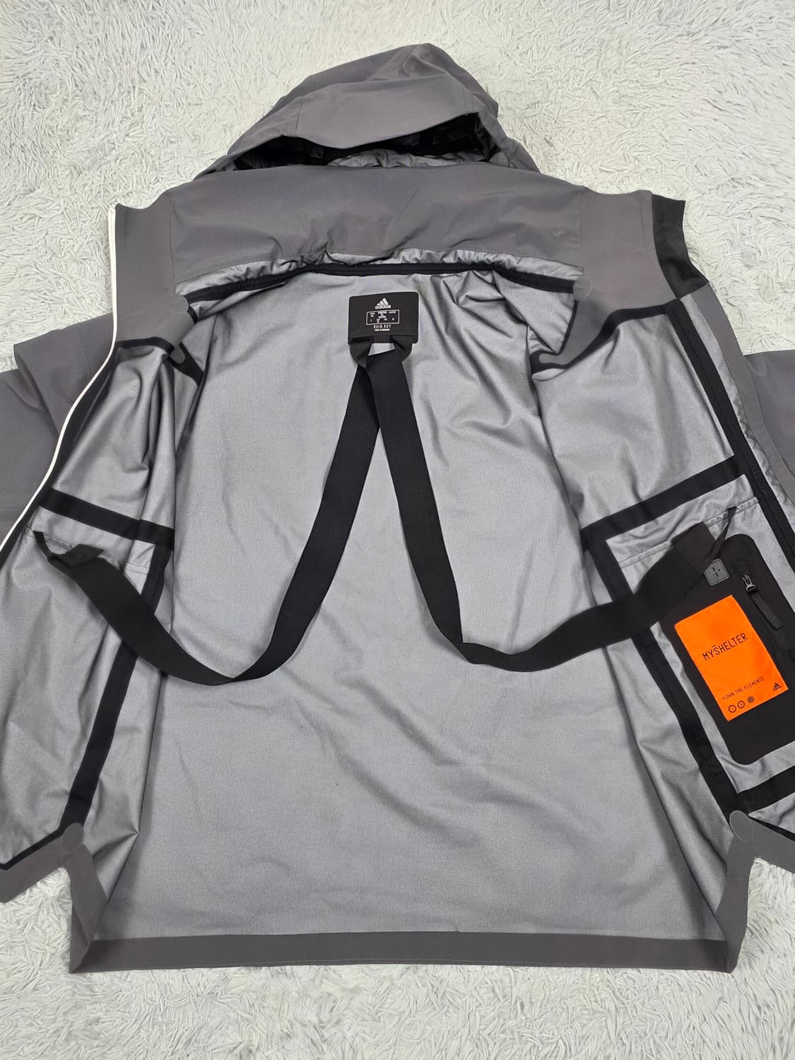 아디다스 남성 레인레디 마이쉘터 완전방수자켓 XL 상품이미지8