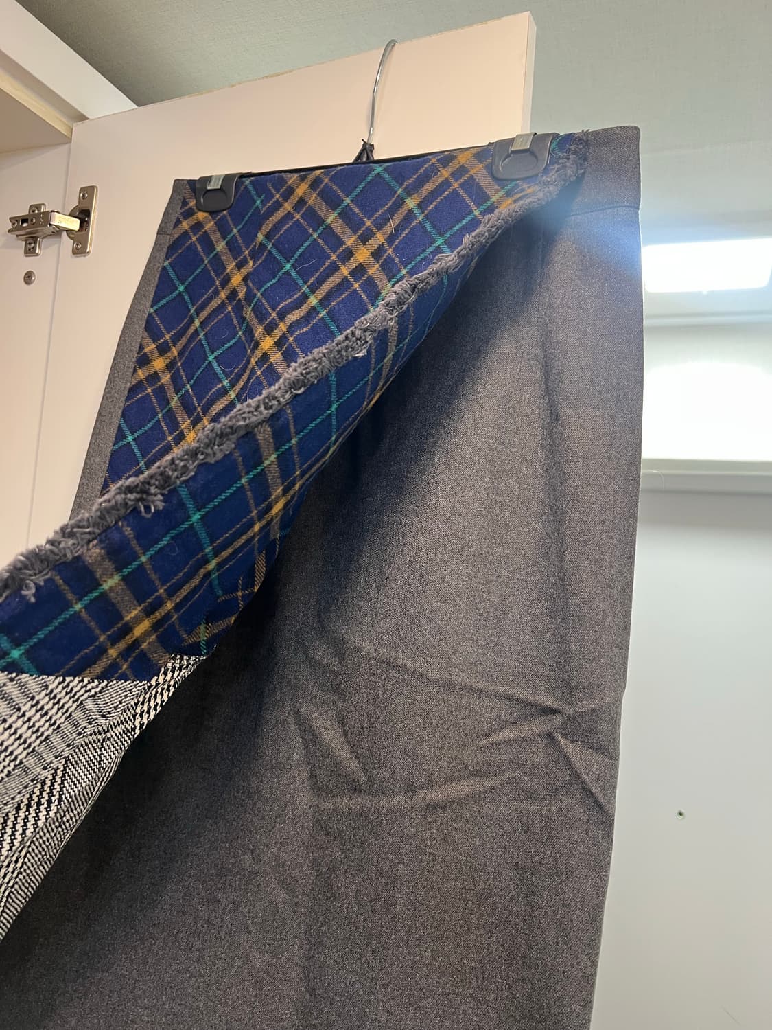 더오픈 YY 체크스커트 2사이즈 상품이미지2