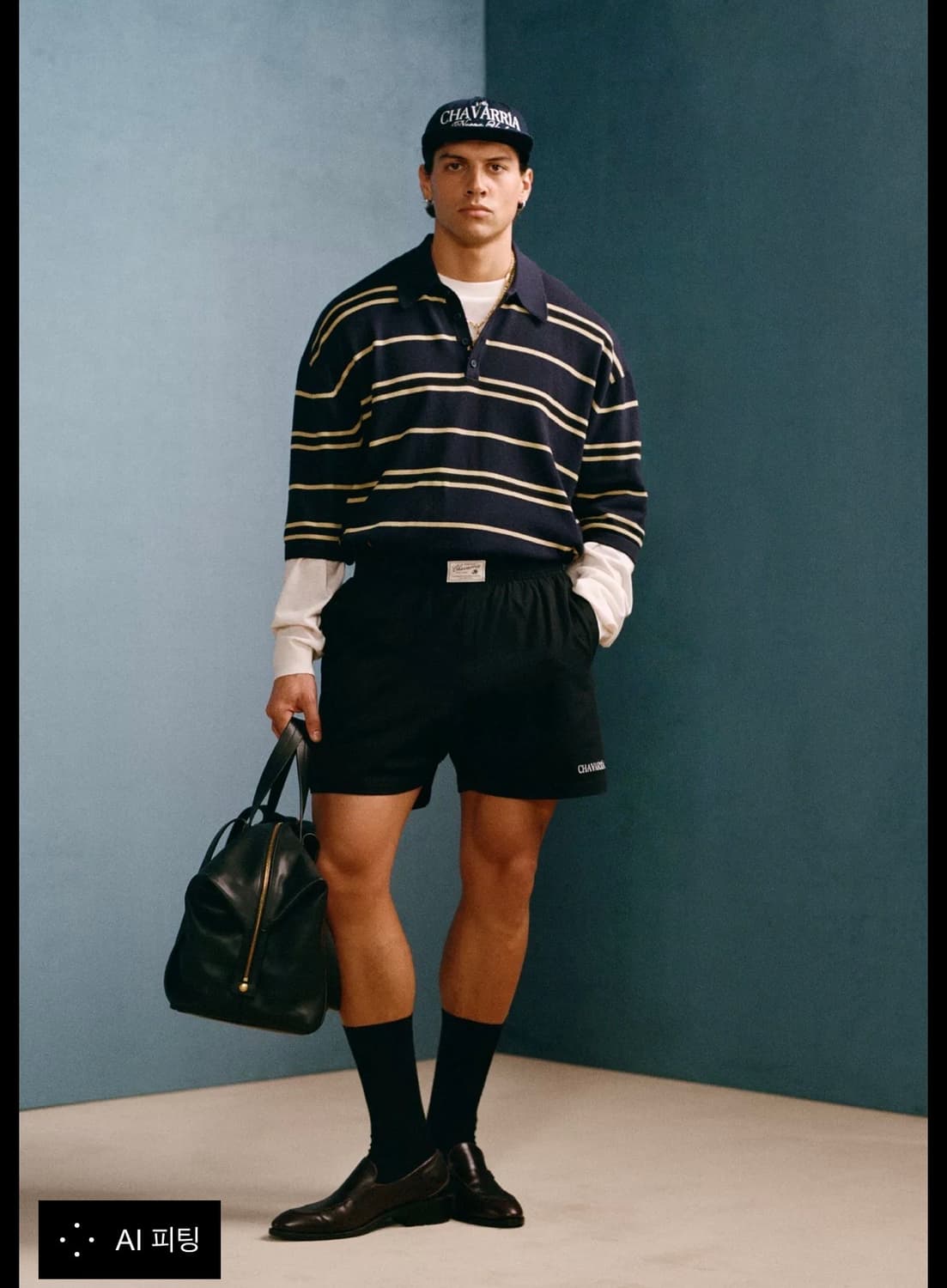 자라 윌리차바리아 스트라이프 니트 폴로 M 상품이미지1