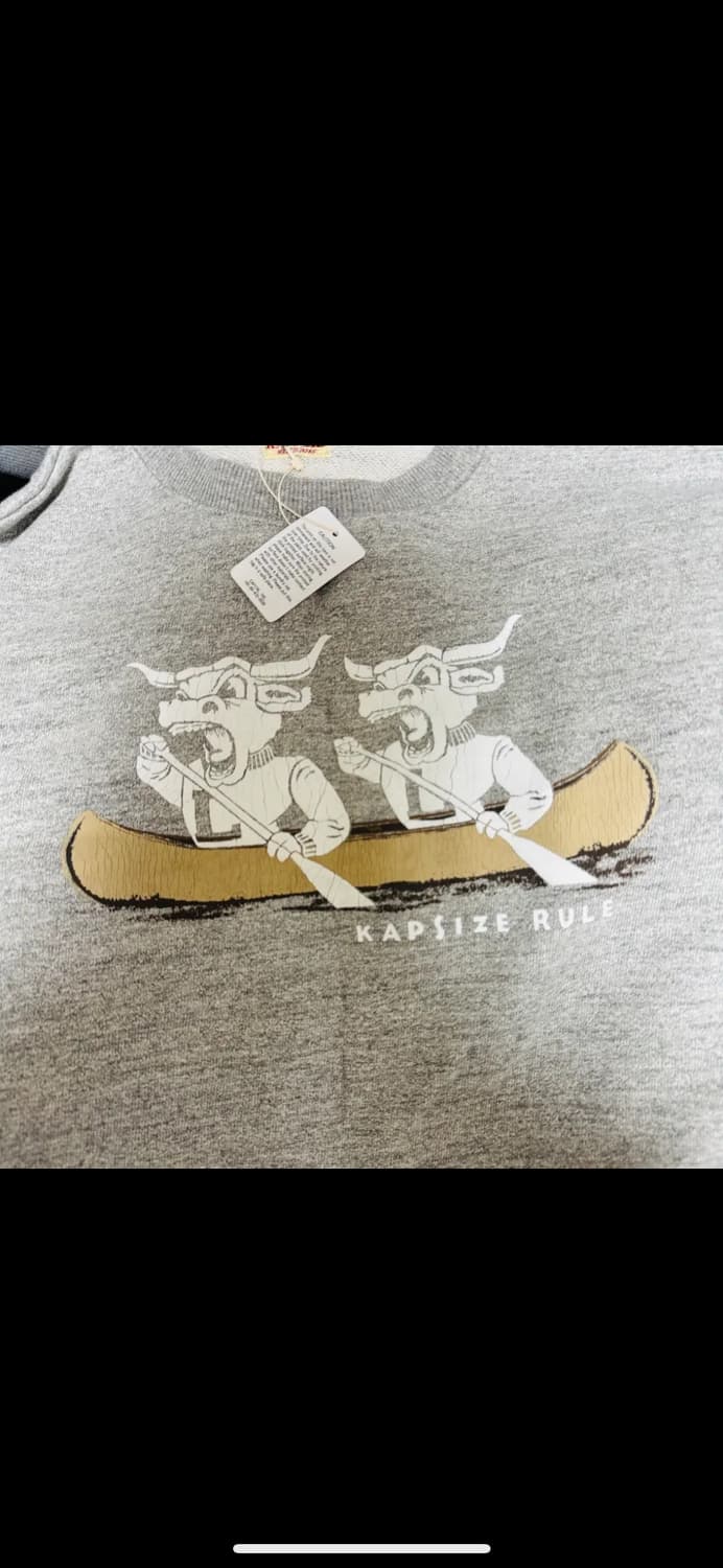 캐피탈 캡사이즈 스웻셔츠 4사이즈 그레이 상품이미지2