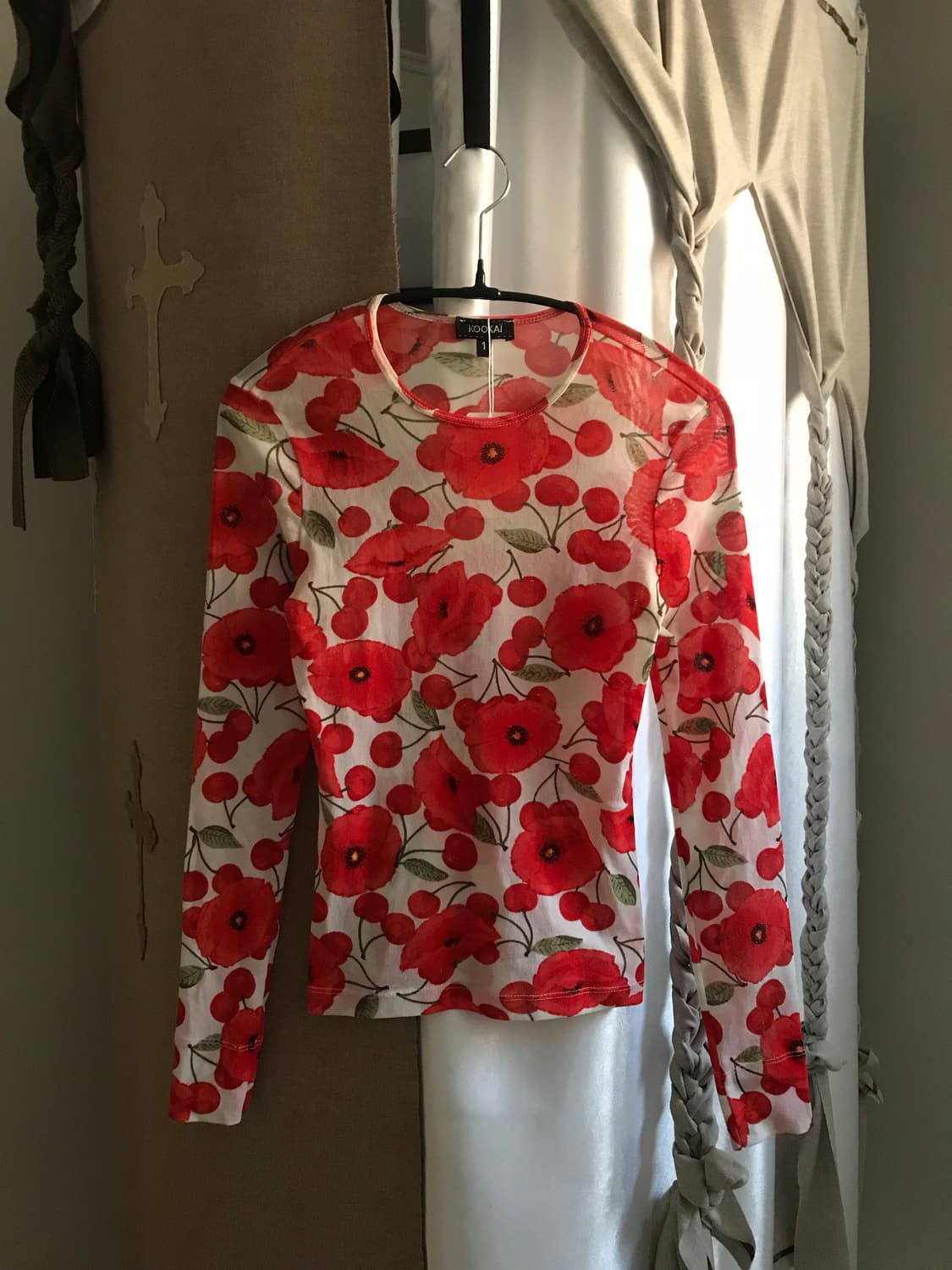 vintage flower mash top 상품이미지6