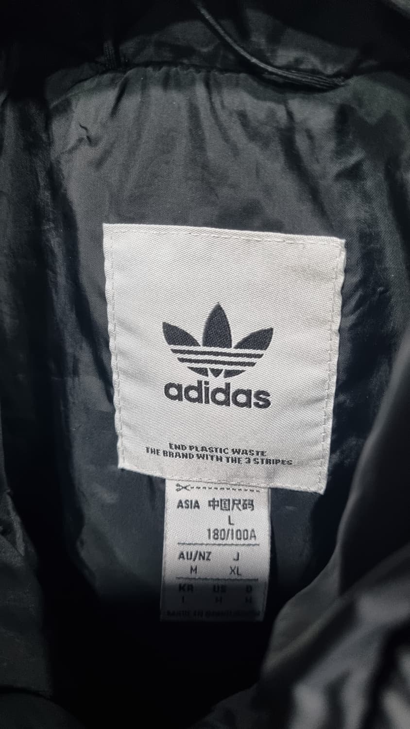 아디다스 불꽃마크 삼선 패딩조끼 남성L(100) 상태매우좋음 상품이미지2