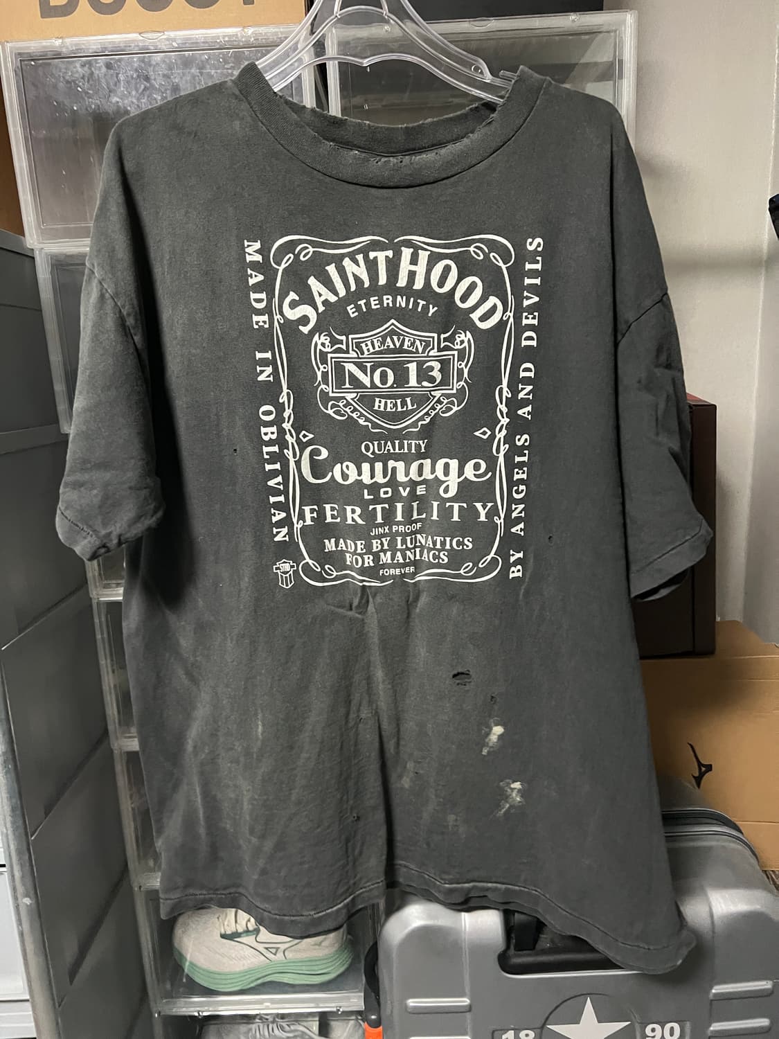 네이버후드x세인트 마이클 STHD 티셔츠 상품이미지1