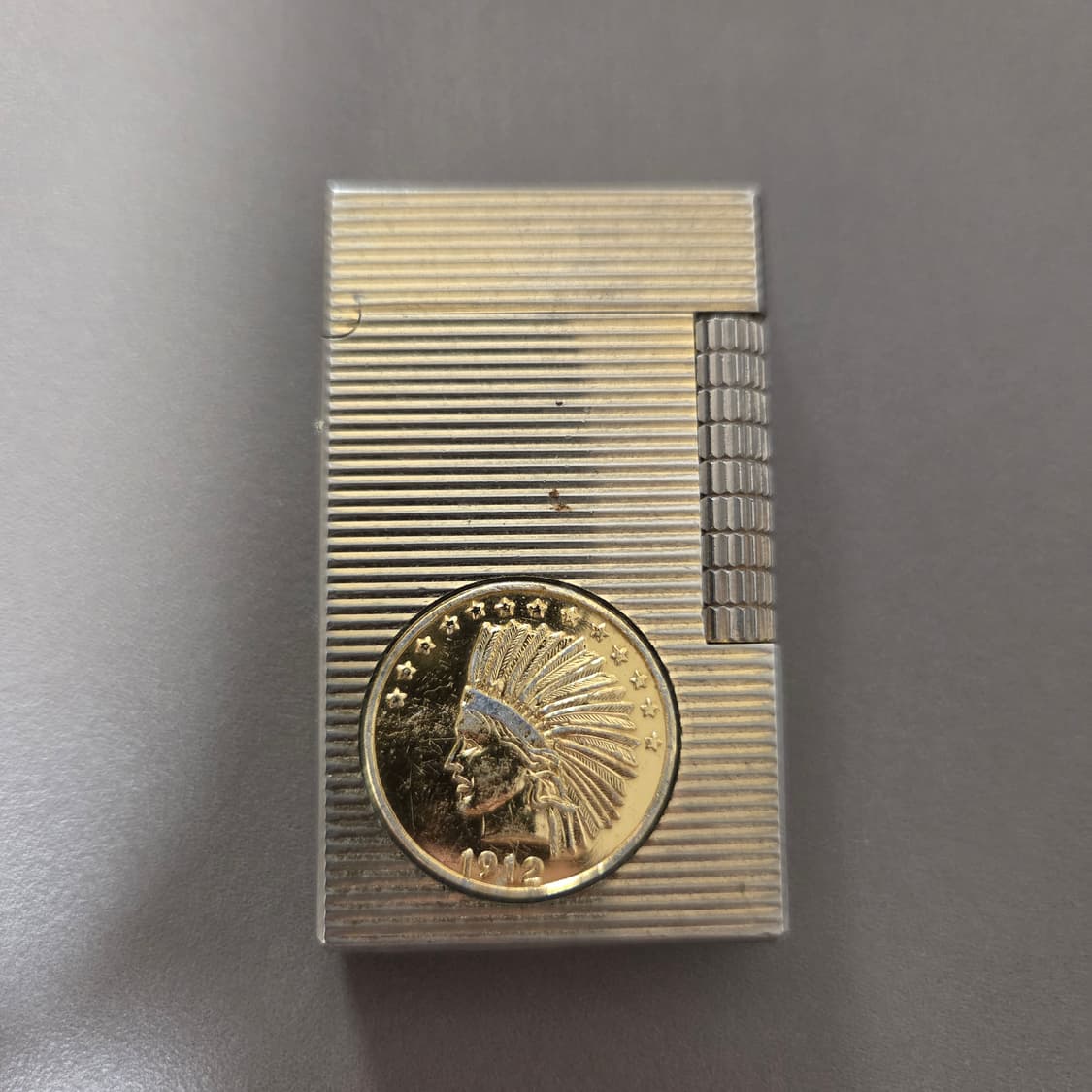 1912년 미국 인디언 헤드 주화 빈티지 라이터 상품이미지1