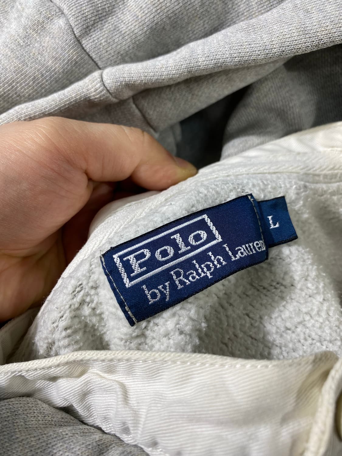 [L] 00s Polo 폴로랄프로렌 헨리넥 버튼 후디 상품이미지6