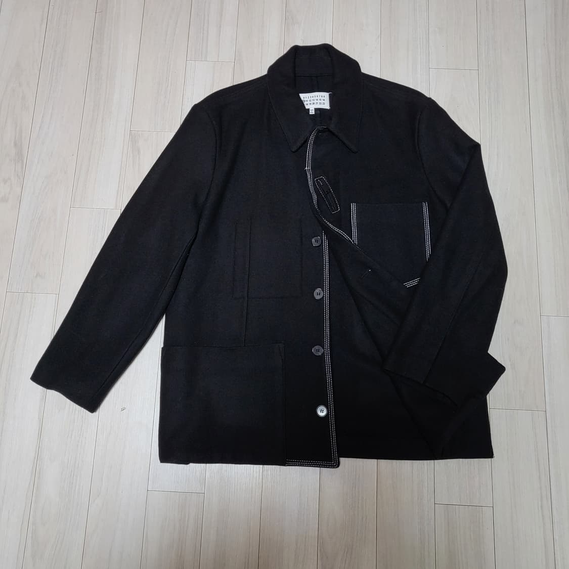 (50) 17FW 메종마르지엘라 콘트라스팅 스티치자켓 상품이미지4