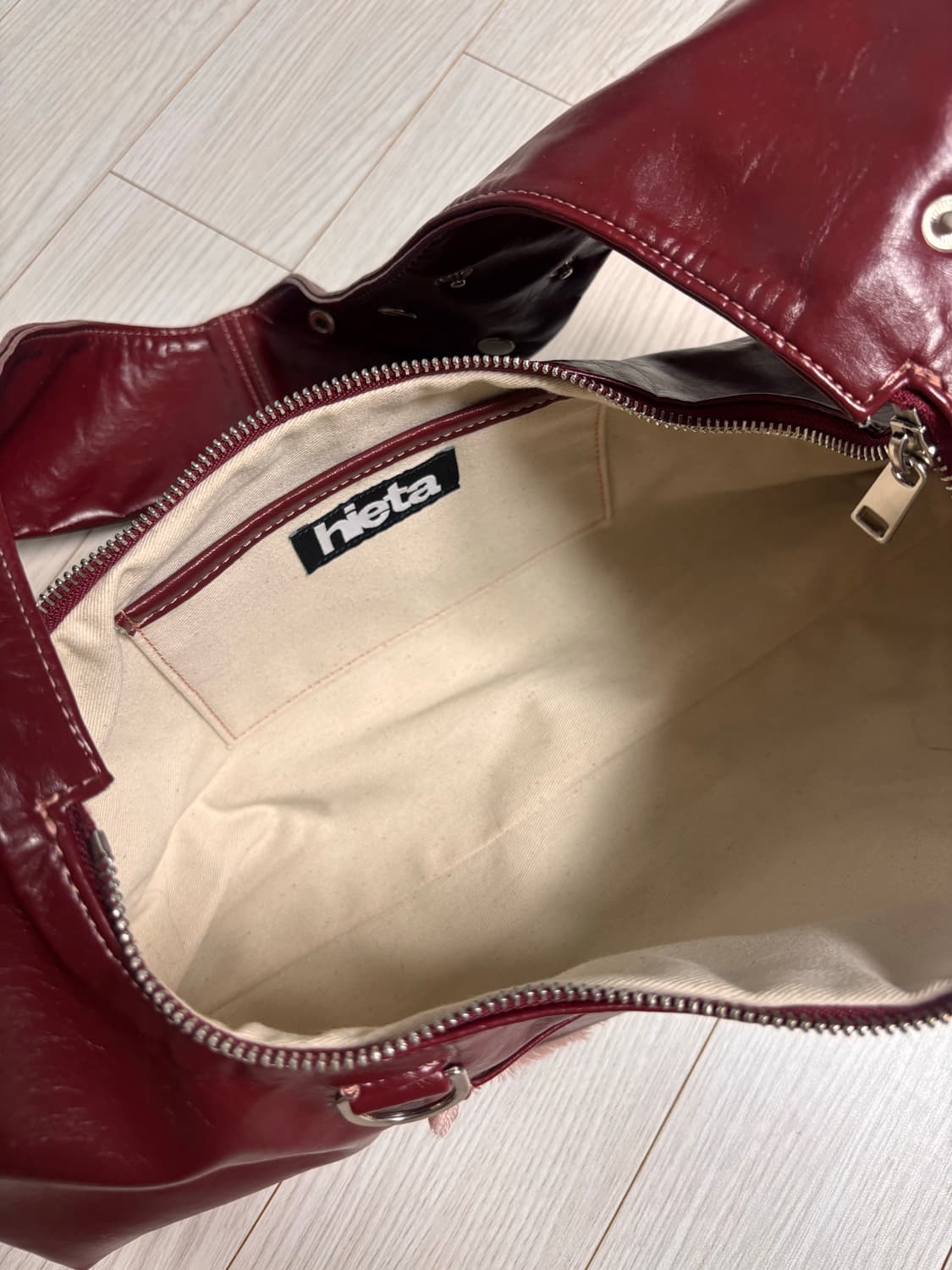 히에타 티나백 체리레드 상품이미지3