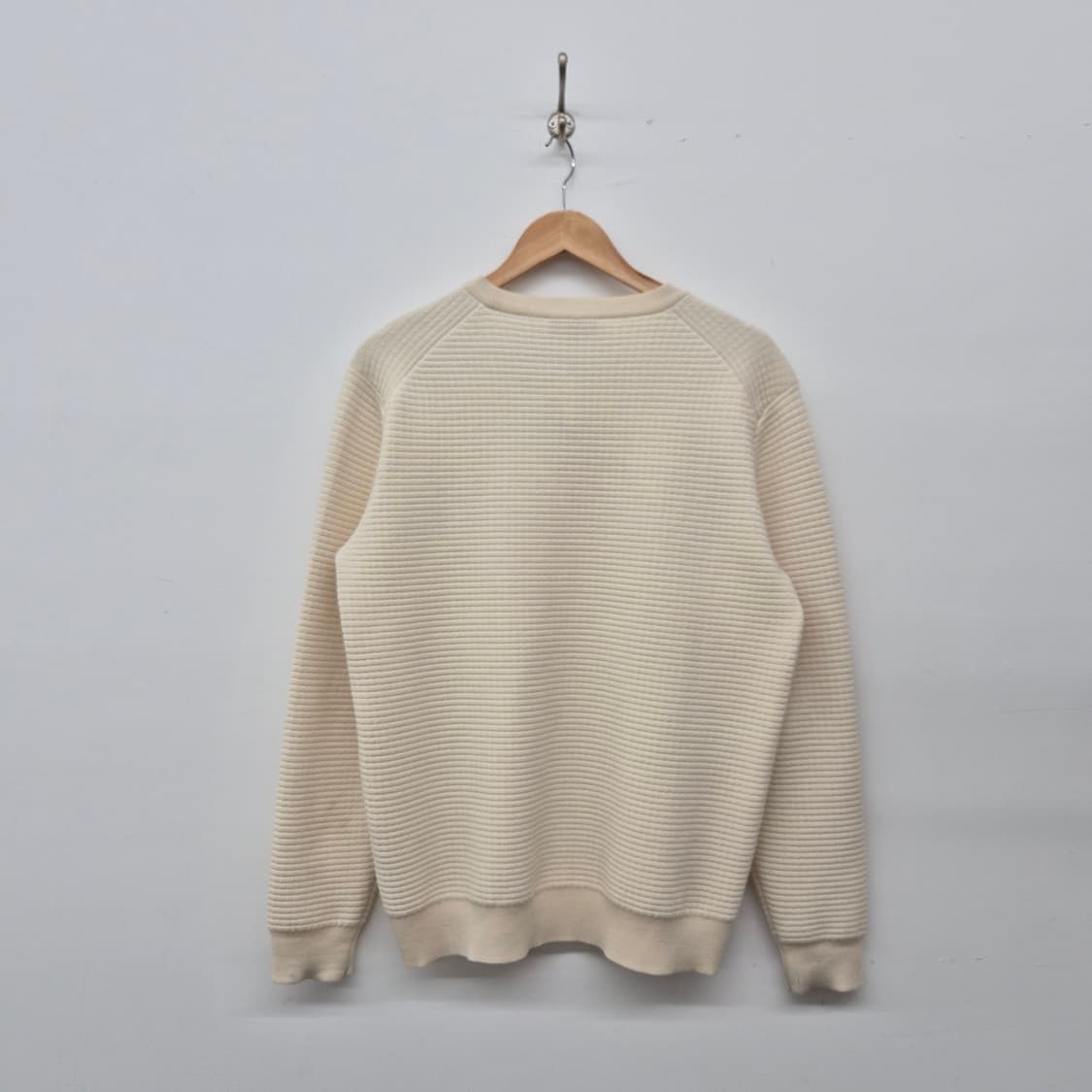 DKNY 아이보리 골지 니트 여성 M 상품이미지7