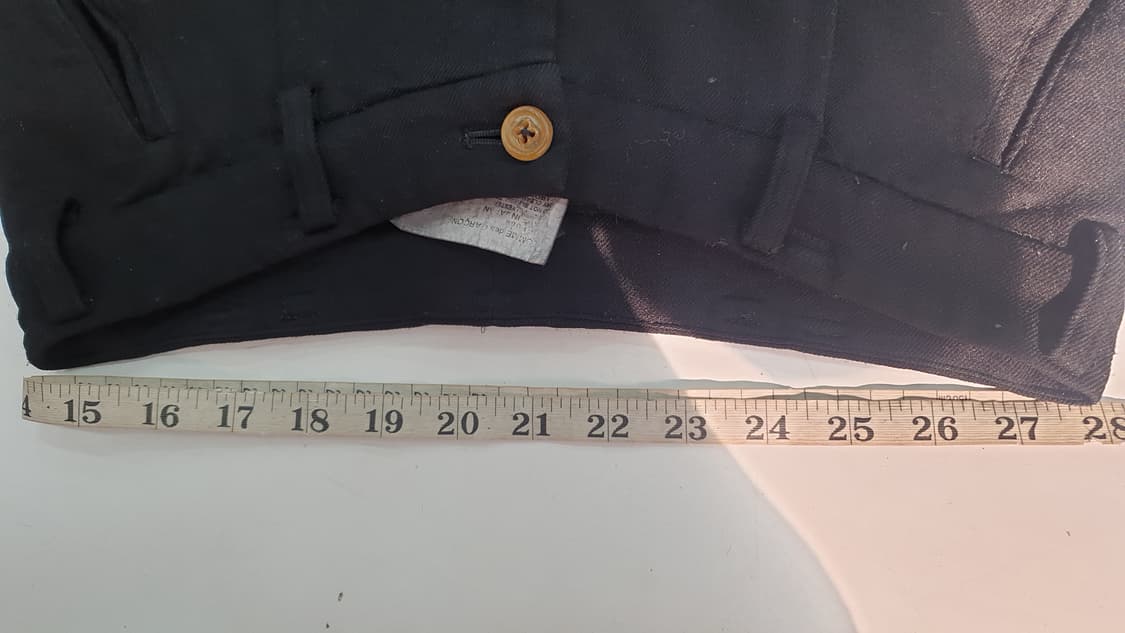 꼼데가르송 블랙 배기 팬츠  상품이미지9