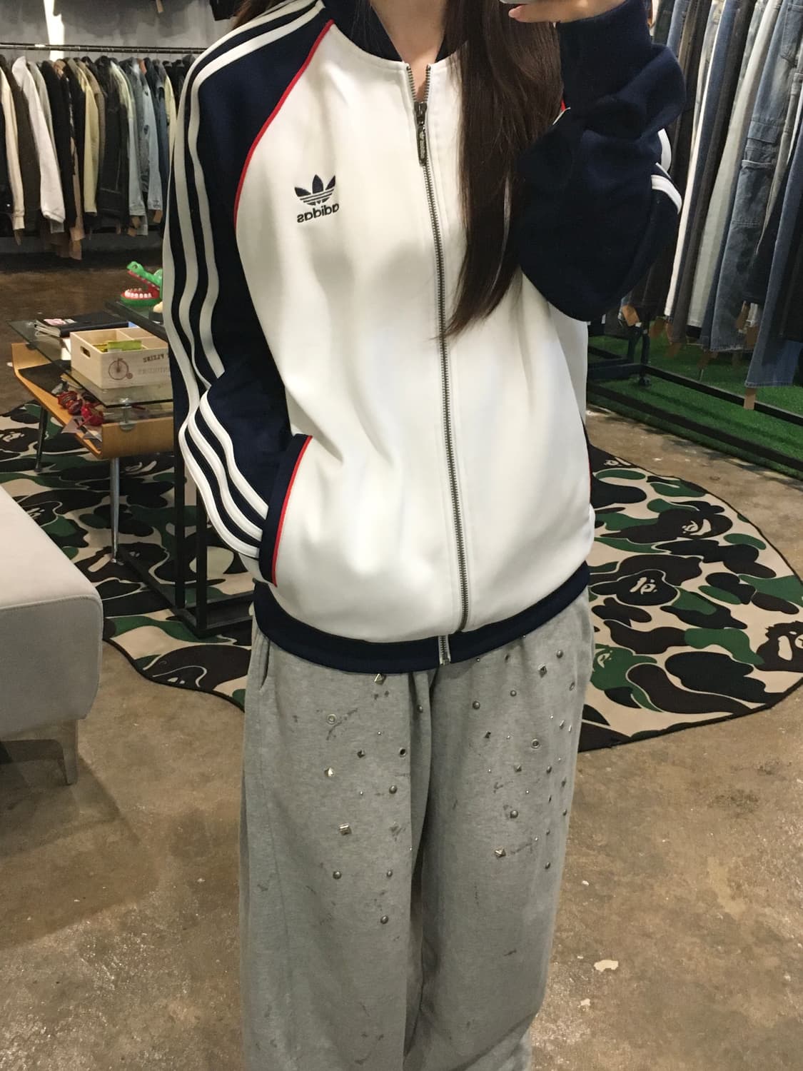 아디다스 져지 남흰 네이비화이트 105 상품이미지3