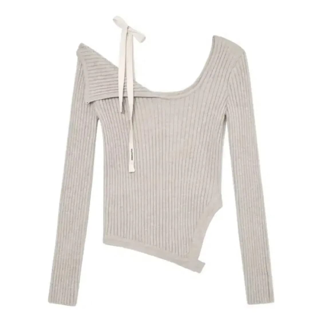 글로니 아이사 니트 오트밀 상품이미지1