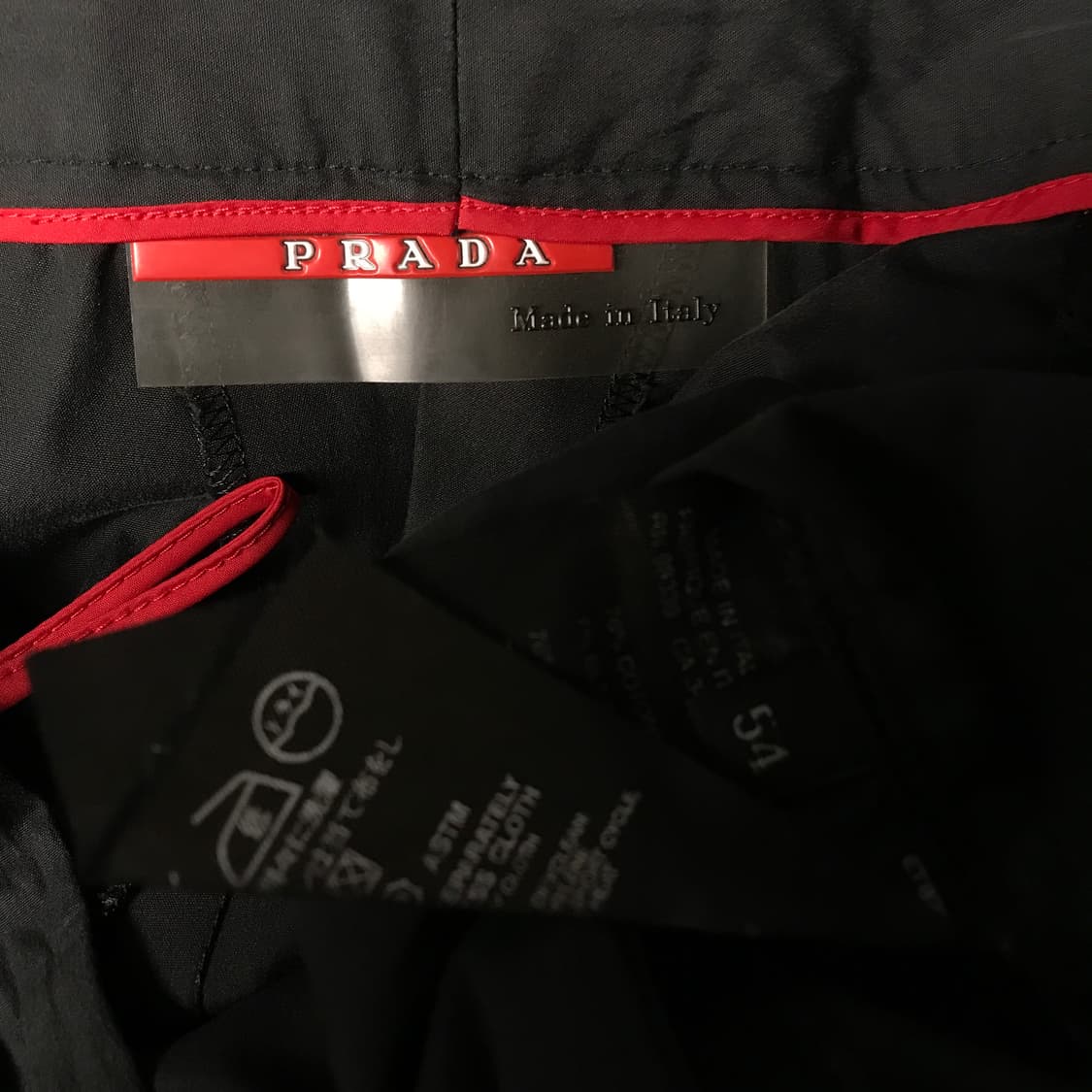 프라다 블랙 팬츠 54 상품이미지7