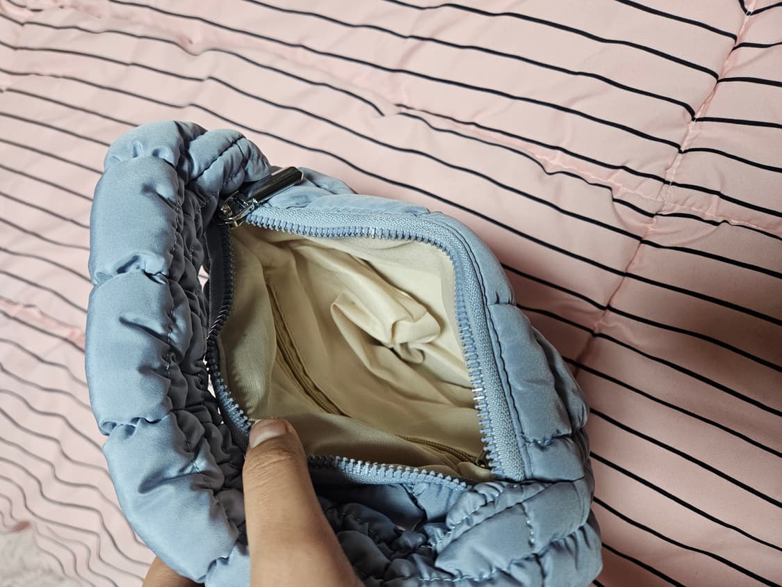 (새상품)미니 구름백 소라색 핸드백 에겐녀st! 상품이미지4