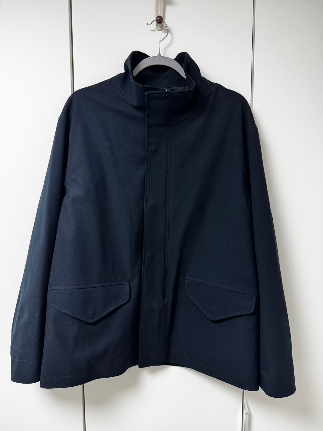 에피센터 투어리스트 울 블렌드 필드 파카 네이비 상품이미지2