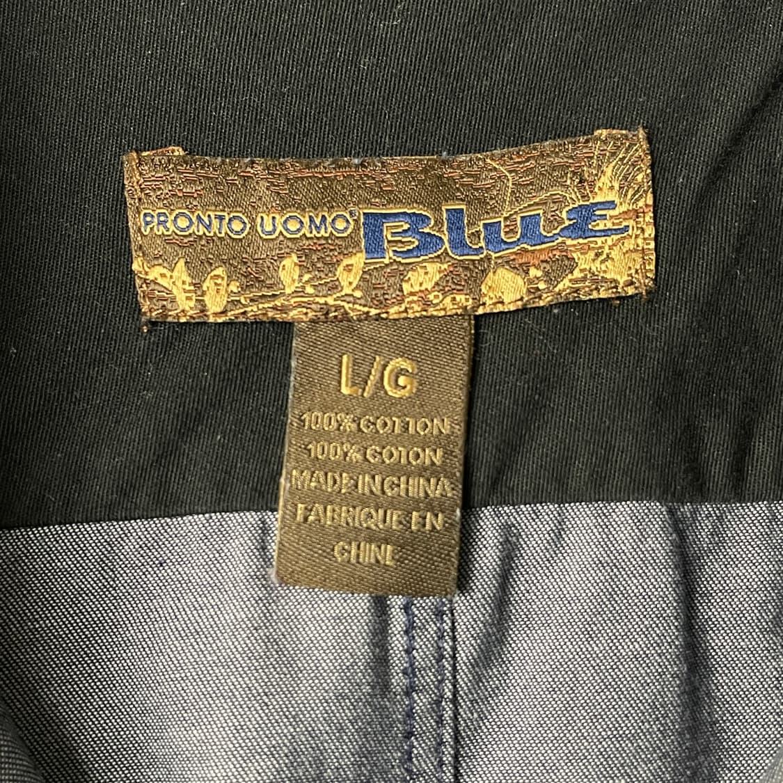 PRONTO UOMO 프론토워모 빈티지 데님 코튼 셔츠 A00503 상품이미지9