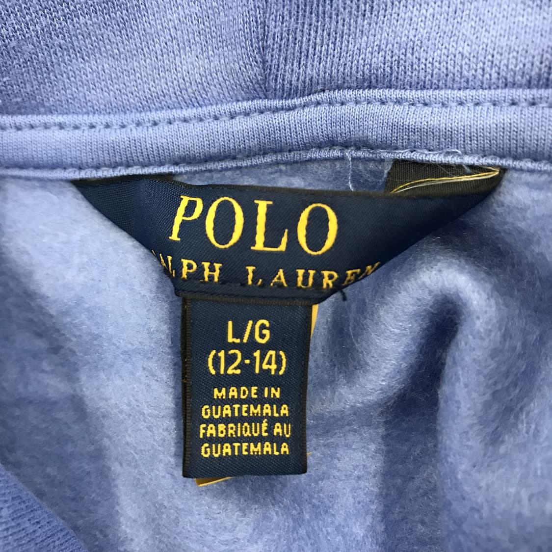 폴로 랄프로렌 실버로고 후드 QR제품 [L,12-14] 상품이미지5