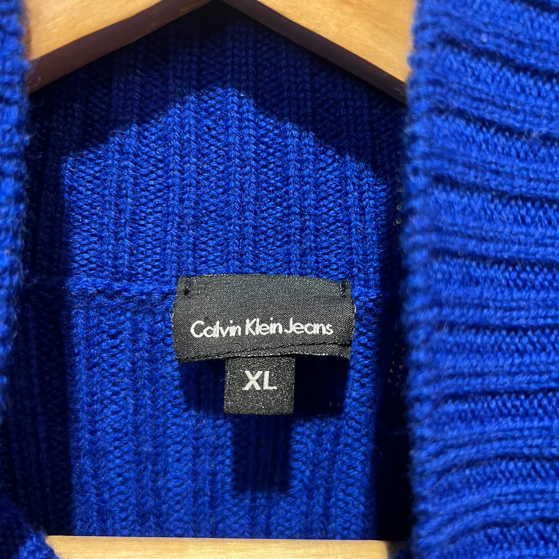 캘빈클라인 니트집업 블루 상품이미지3