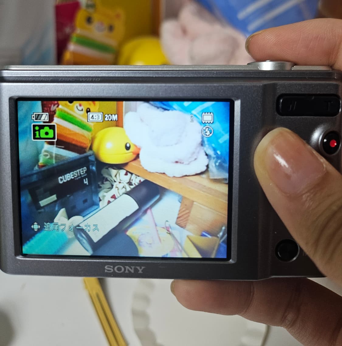 소니 사이버샷 DSC-W810 빈티지 카메라 그레이 빈티지디카 상품이미지3