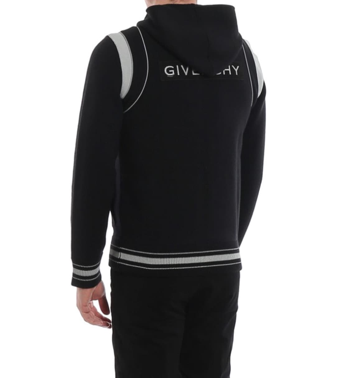 [새상품] 지방시 백로고 니트 봄버 바시티 후드 자켓 상품이미지3