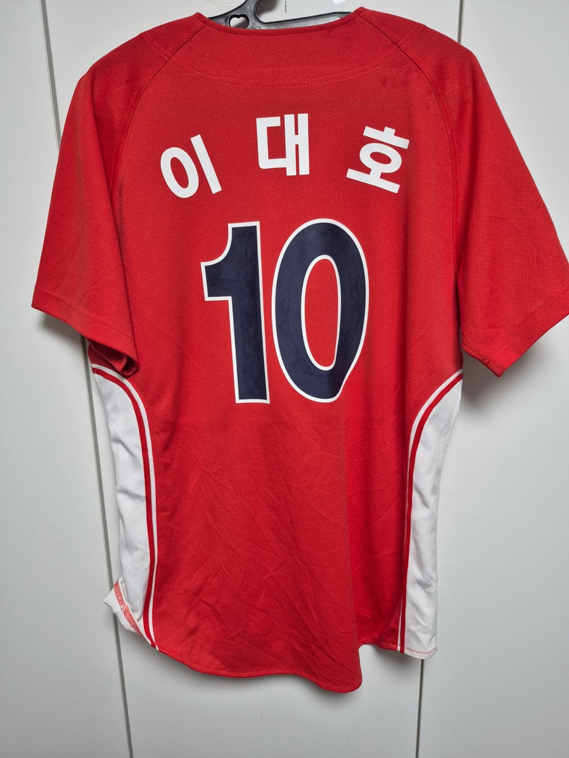 롯데자이언츠 동백 어센틱 유니폼 105사이즈 이대호 마킹 상품이미지3