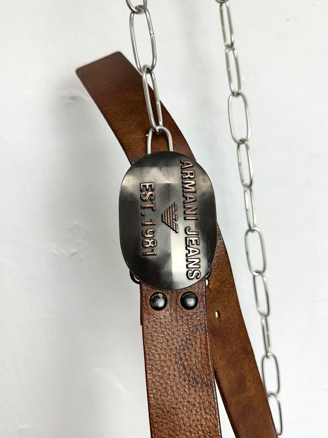 Armani Jeans 2000s 'EST. 1981' Big Logo  상품이미지1