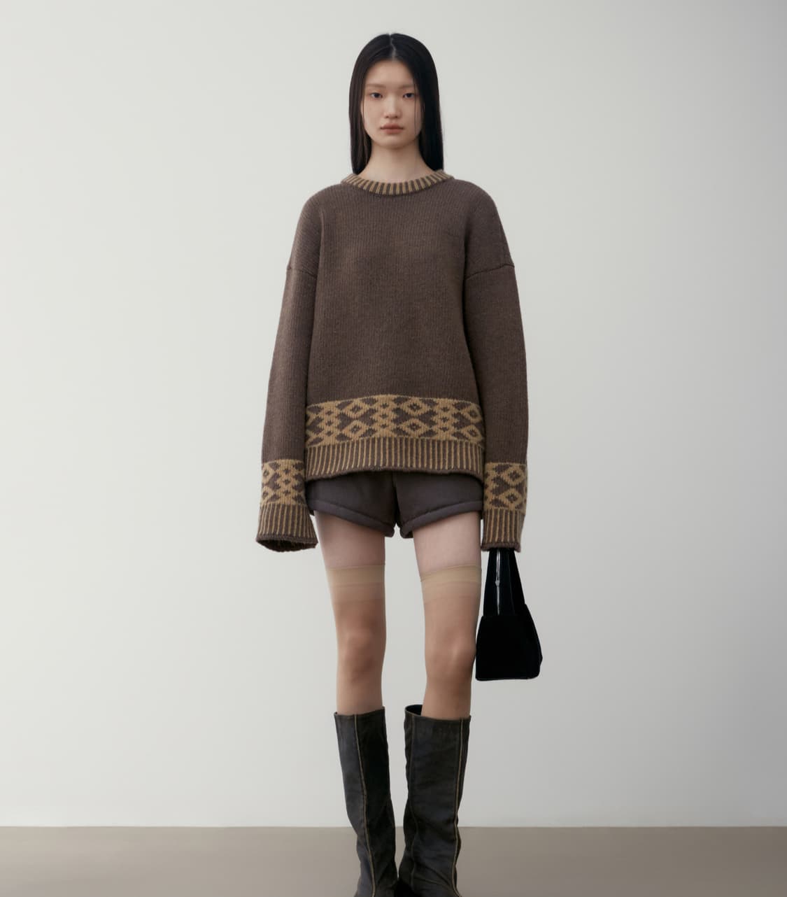 로우클래식 JACQUARD KNIT SWEATER 상품이미지2