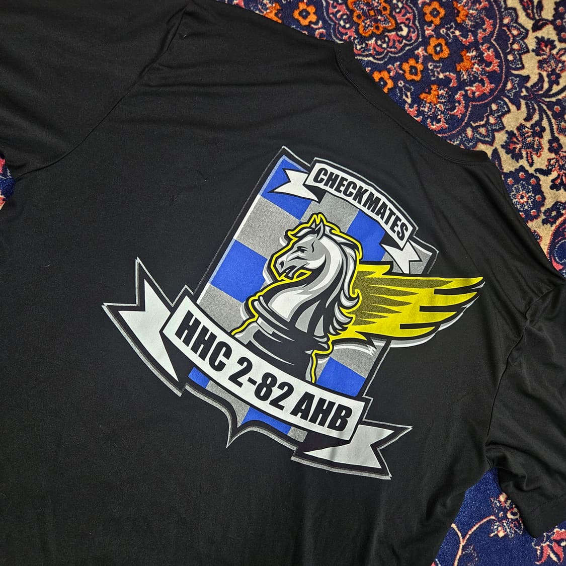USA ARMY "HHC 2-82 AHD" 미군 항공여단 티셔츠 XL 상품이미지3