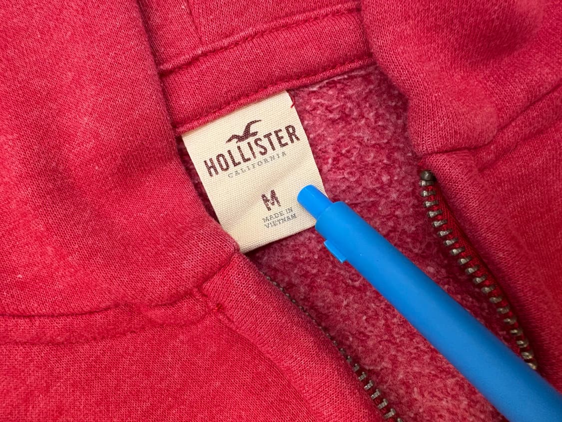 홀리스터 후드집업 레드 상품이미지5