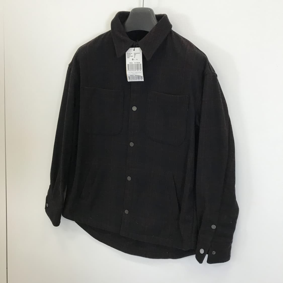 버커루 울 플란넬 셔츠자켓 새상품 [M] 상품이미지2