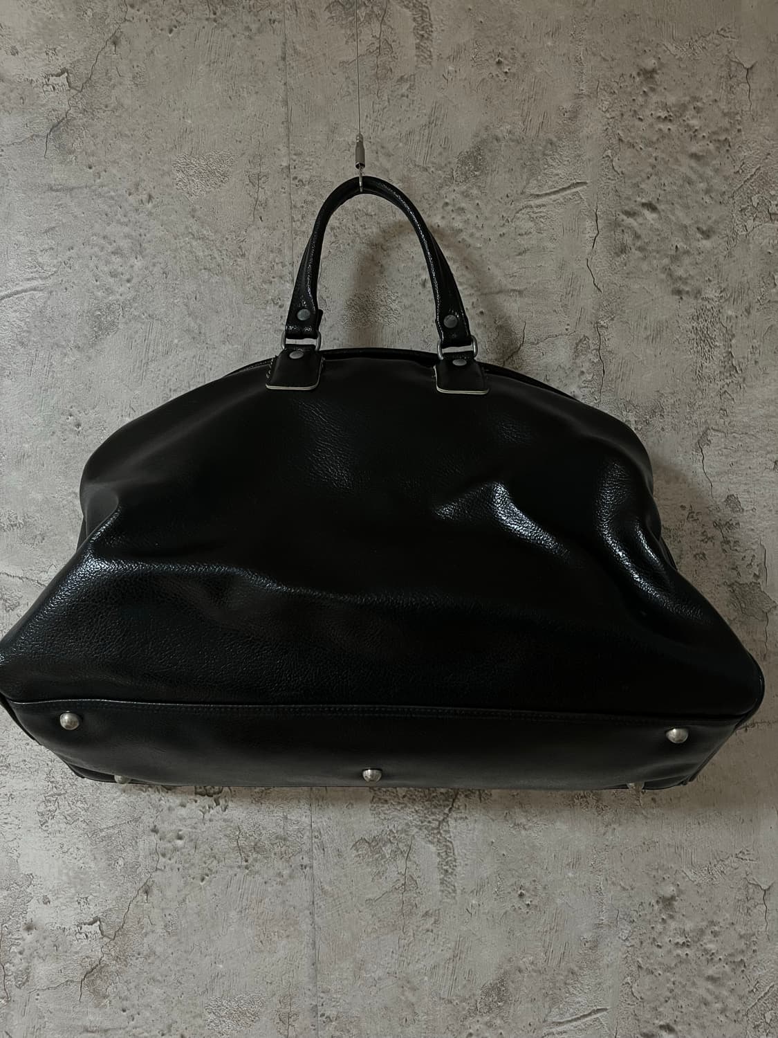 꼼데가르송 아카이브 한정판 pebbled 가죽 볼링백 상품이미지7