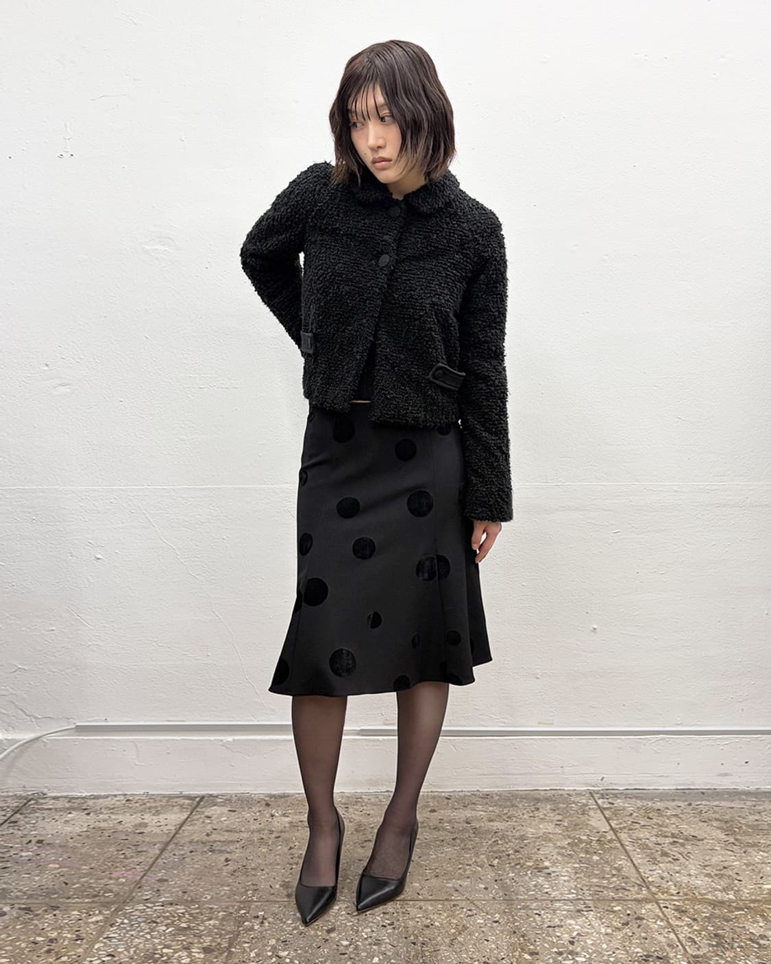 알레산드로 델라쿠아 부클 울 자켓 상품이미지6