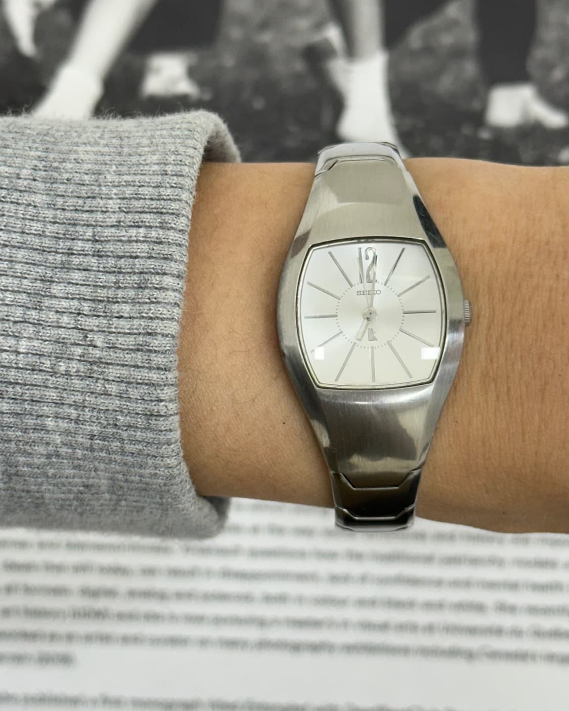 세이코 루키아 화이트 다이얼 시계 상품이미지10