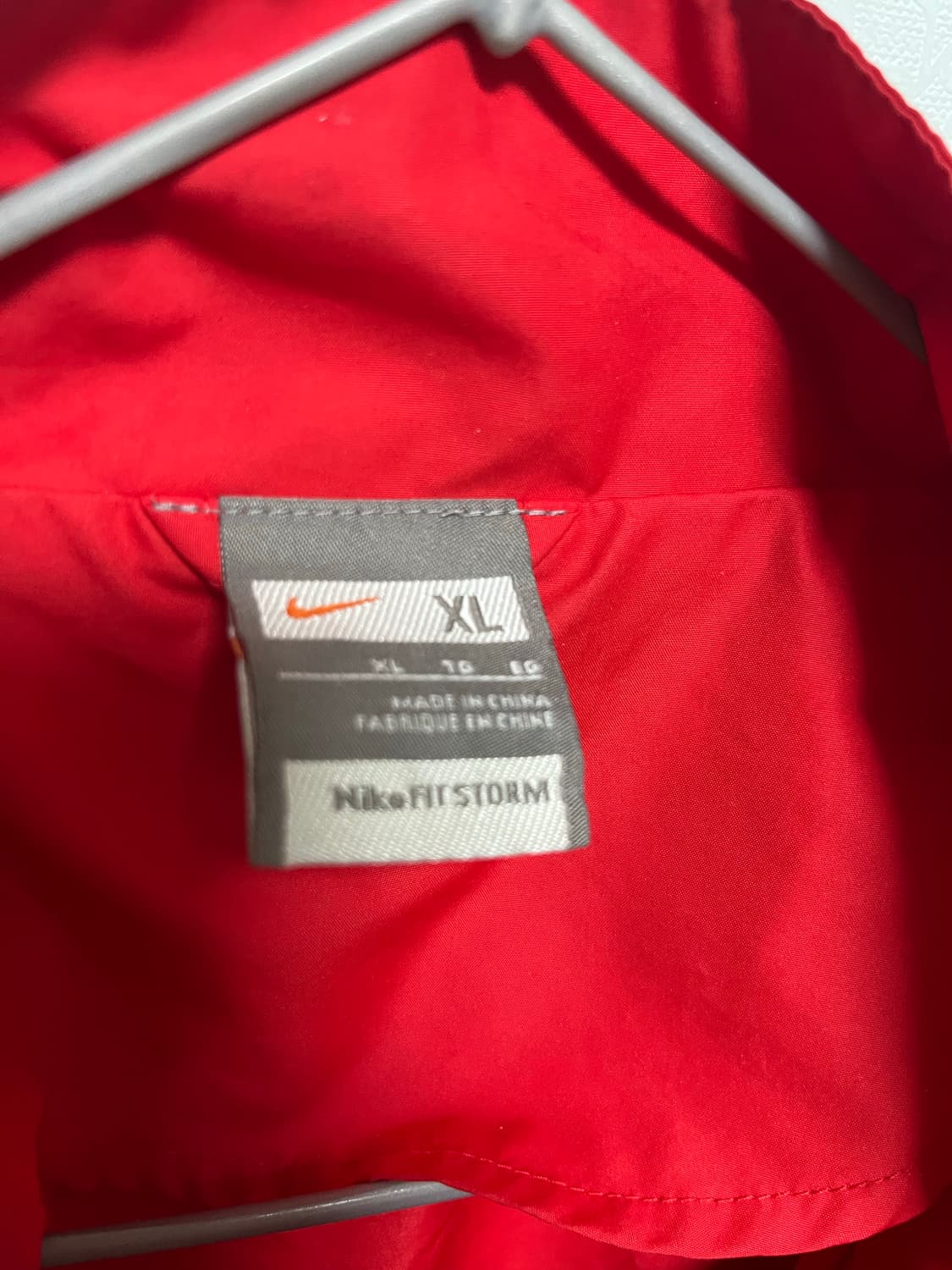 나이키 tiempo 레드 바람막이 점퍼 상품이미지3