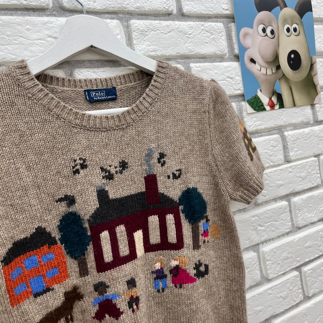 폴로 자수반팔니트-S 상품이미지2