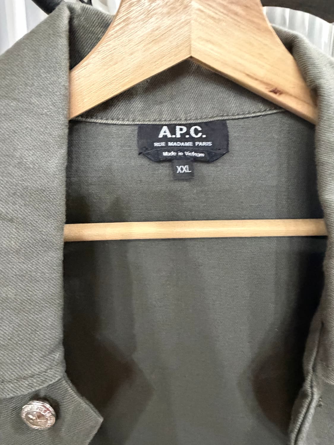 A.p.c 데님 셔츠 자켓 상품이미지1