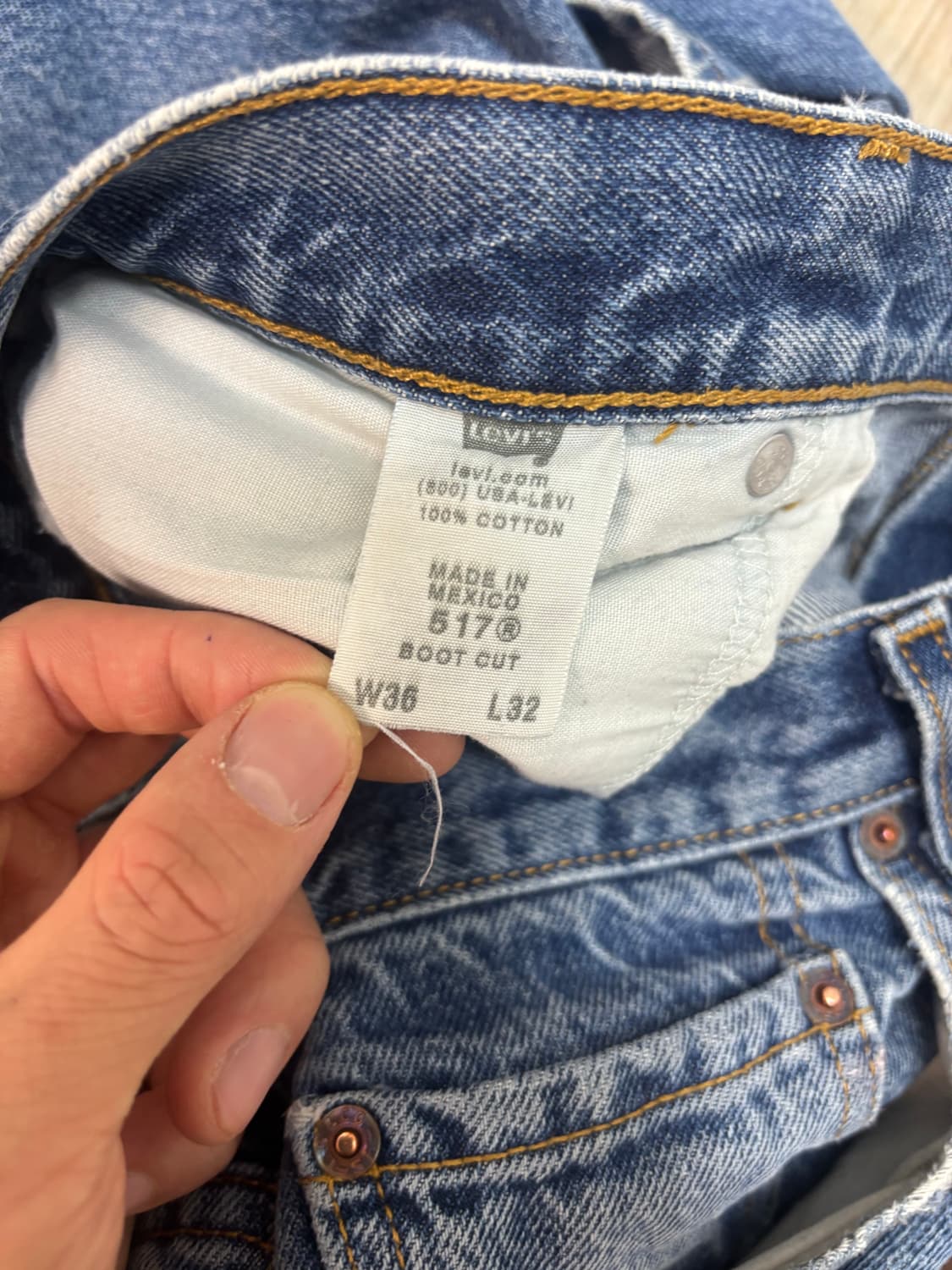 00s 블랭크탭 리바이스 517 w36 l32 36x32 상품이미지4