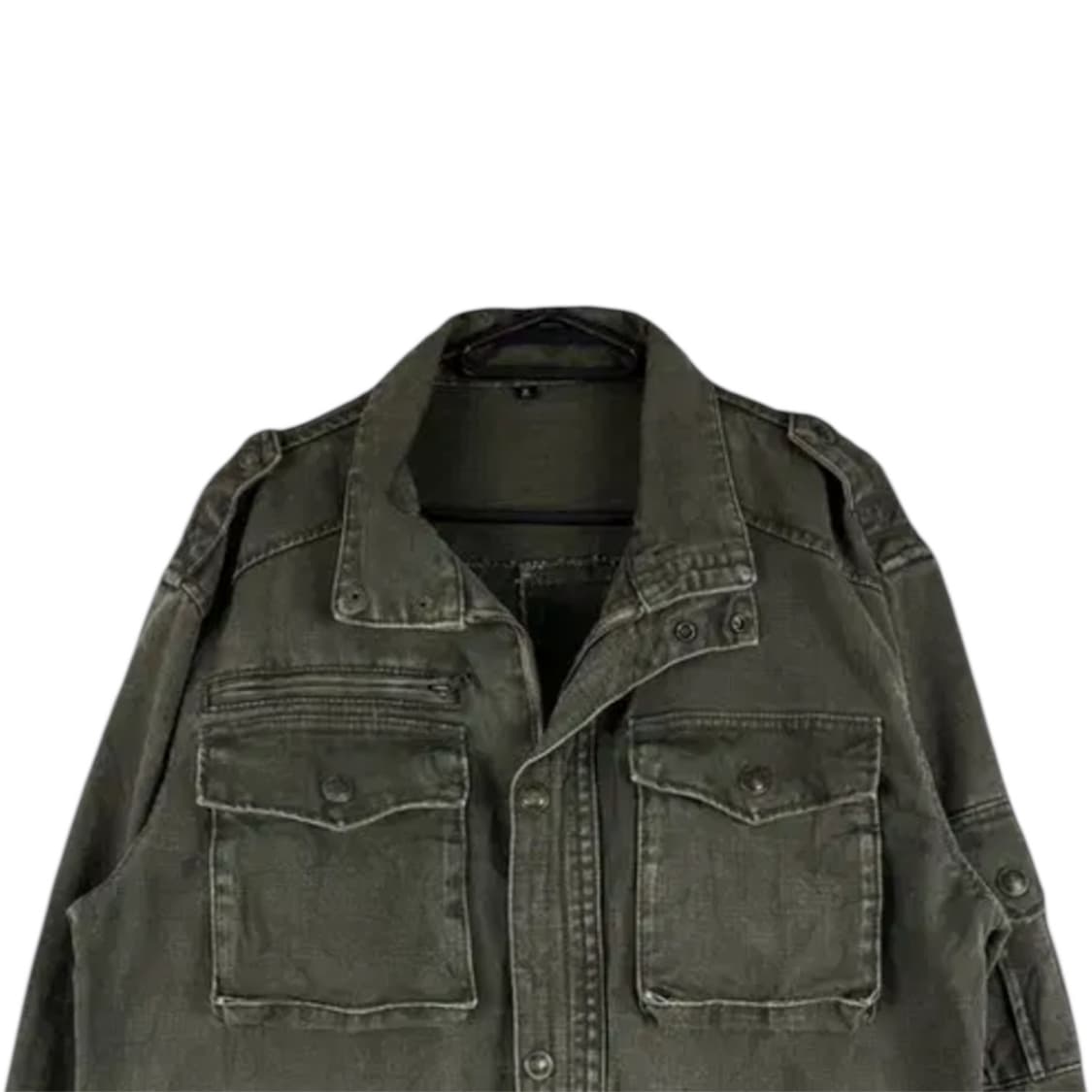 Khaki Multi-Pockets Worker Coat Jacket 상품이미지2