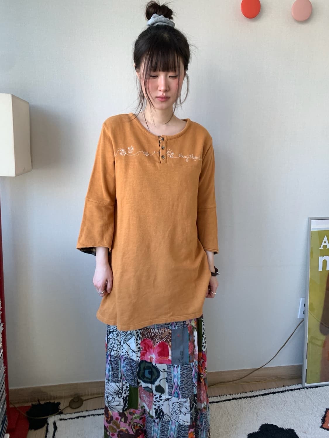 ethnic maxi patchwork skirt 상품이미지5