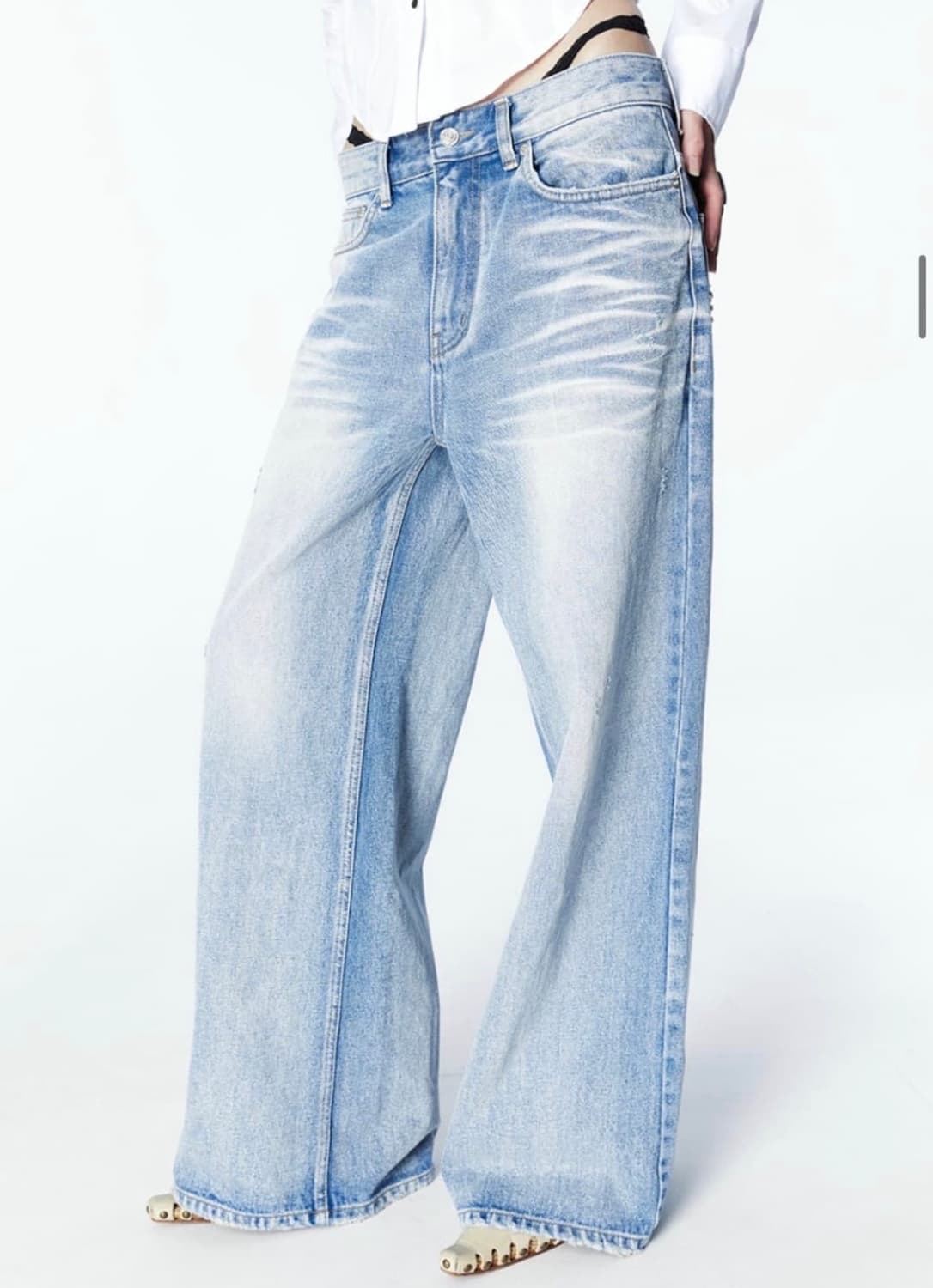 (오늘만) 2000아카이브스 SNYDER WIDE DENIM 01사이즈 상품이미지1