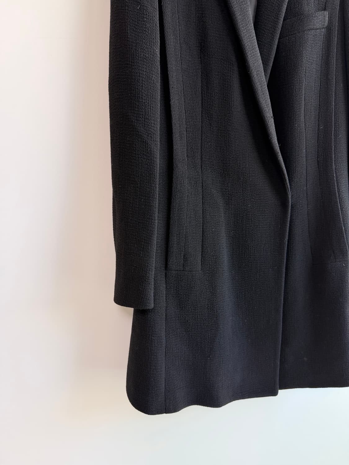 MINE 마인 ((한섬)) 메이드인이테리  블랙 자켓 상품이미지3