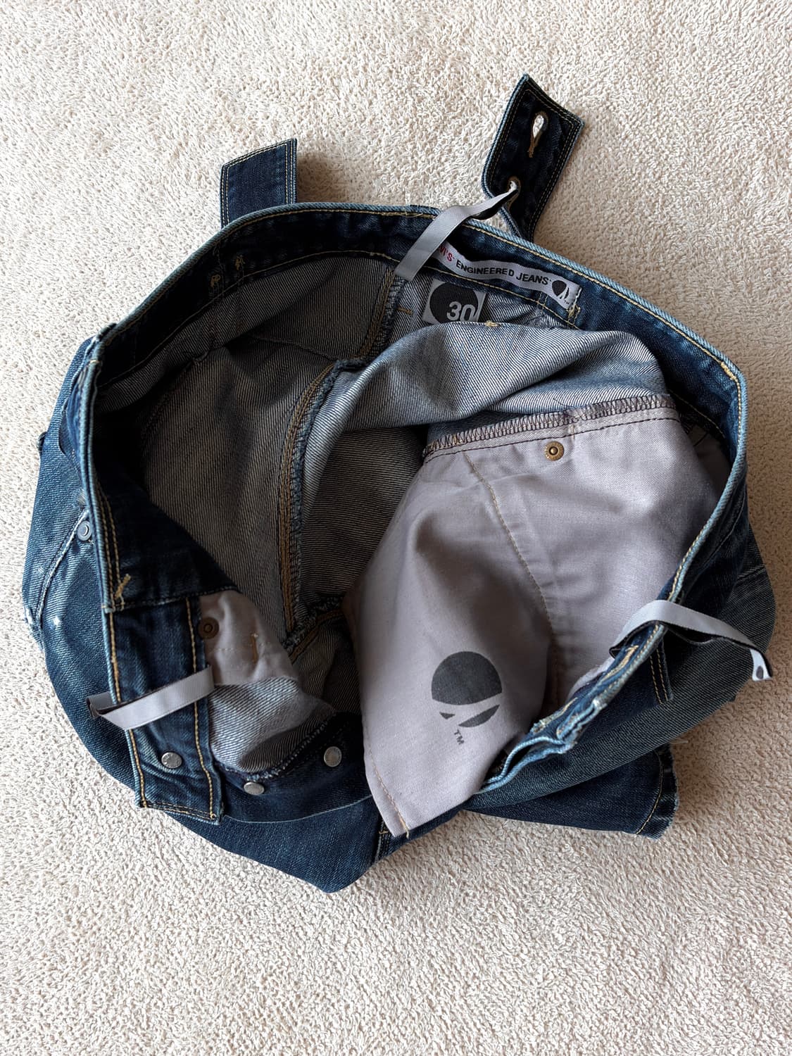 90-00s 리바이스 신치백 엔지니어드진 상품이미지2
